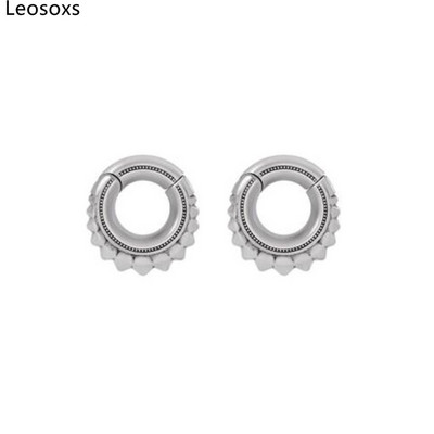 Piercing do ucha Leosoxs 1 pár z nehrdzavejúcej ocele, záťažové expandéry, veľké náušnice v tvare hada, piercing do ucha v tvare C, nové