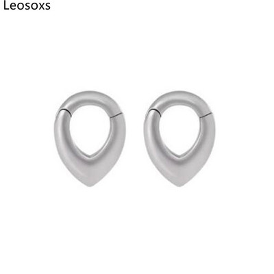 Piercing do ucha Leosoxs 1 pár z nehrdzavejúcej ocele, záťažové expandéry, veľké náušnice v tvare hada, piercing do ucha v tvare C, nové