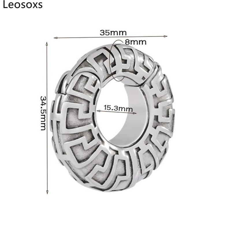 Piercing do ucha Leosoxs 1 pár z nehrdzavejúcej ocele, záťažové expandéry, veľké náušnice v tvare hada, piercing do ucha v tvare C, nové