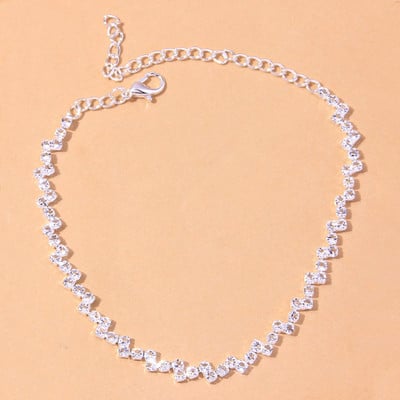 Stonefans Bohemian Wave Bratara de glezna Bijuterii cu ridicata pentru femei Strasuri stralucitoare glezna Pantofi Lanț pentru picioare Accesorii Cadouri