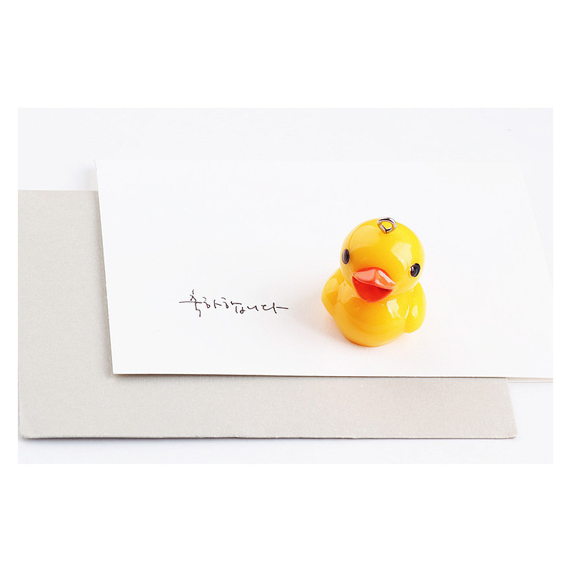 10 buc. Brelocuri de cercei drăguț din rășină de rață galbenă, descoperiri de bricolaj, Kawaii, 3D, breloc pentru telefon, brățări pandantiv pentru fabricarea de bijuterii F471