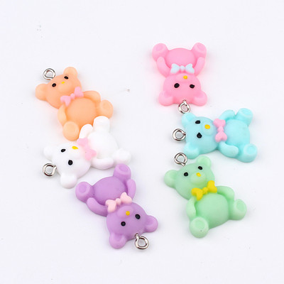 10 τμχ/ παρτίδα Μπουκάλι κρασιού Καρπούζι Lollipop Food Charms Σκουλαρίκια με ρητίνη Μενταγιόν Αξεσουάρ Anime Moon Star Keychain DIY Jewelry Make