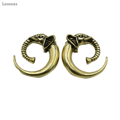 Leosoxs 2 bucăți exploziv retro șarpe soare dragon copil elefant bijuterii piercing ureche