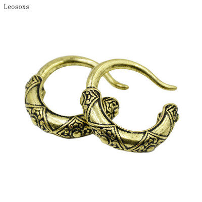 Leosoxs 2 bucăți exploziv retro șarpe soare dragon copil elefant bijuterii piercing ureche