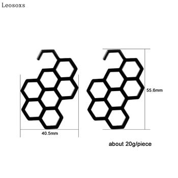 Leosoxs Нови ушни теглилки от неръждаема стомана 316L Златно, черен стоманен цвят Уреди за уши Тапи и тунели Бижута за тяло