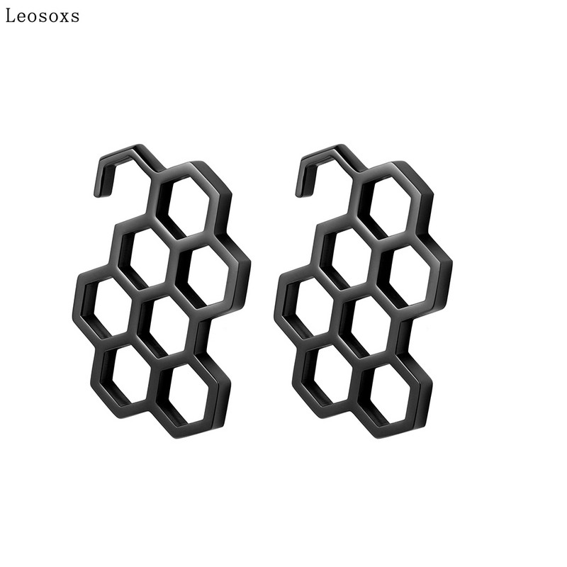 Leosoxs Nou Oțel inoxidabil 316L Greutate urechi Aur Negru Culoare Oțel Indicatori pentru urechi dopuri și tuneluri Bijuterii pentru corp