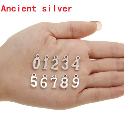 YuenZ 30db Letter Charms 2023 2025 2024 Year medálok DIY Jewelry Making Findings DIY Handmade Craft 13x9mm S107