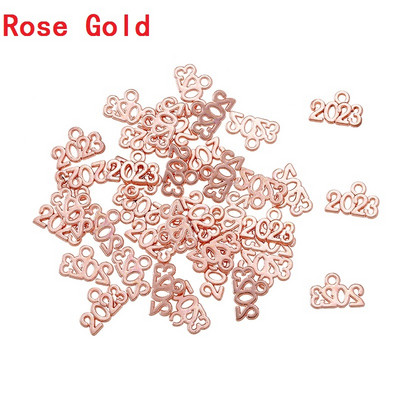 YuenZ 30db Letter Charms 2023 2025 2024 Year medálok DIY Jewelry Making Findings DIY Handmade Craft 13x9mm S107