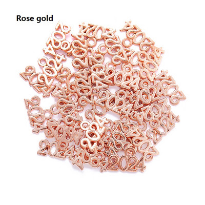 YuenZ 30db Letter Charms 2023 2025 2024 Year medálok DIY Jewelry Making Findings DIY Handmade Craft 13x9mm S107