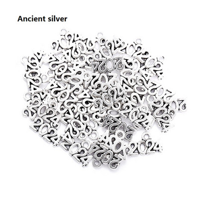 YuenZ 30db Letter Charms 2023 2025 2024 Year medálok DIY Jewelry Making Findings DIY Handmade Craft 13x9mm S107