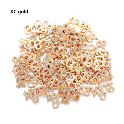 YuenZ 30db Letter Charms 2023 2025 2024 Year medálok DIY Jewelry Making Findings DIY Handmade Craft 13x9mm S107