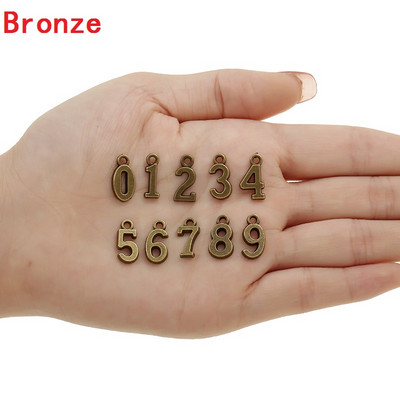 YuenZ 30db Letter Charms 2023 2025 2024 Year medálok DIY Jewelry Making Findings DIY Handmade Craft 13x9mm S107