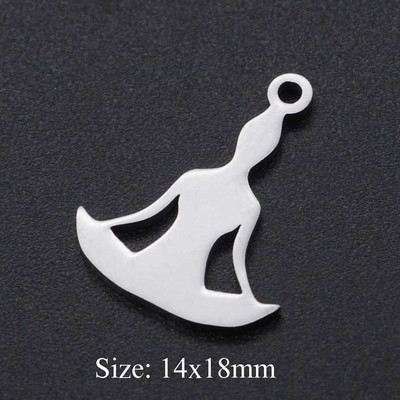 5 bucăți/lot Floarea Vieții Brelocuri DIY Comerț cu ridicata 316 Conectori Yoga Lotus din oțel inoxidabil Charm Om Hansa Bijuterii de mână Pandantiv