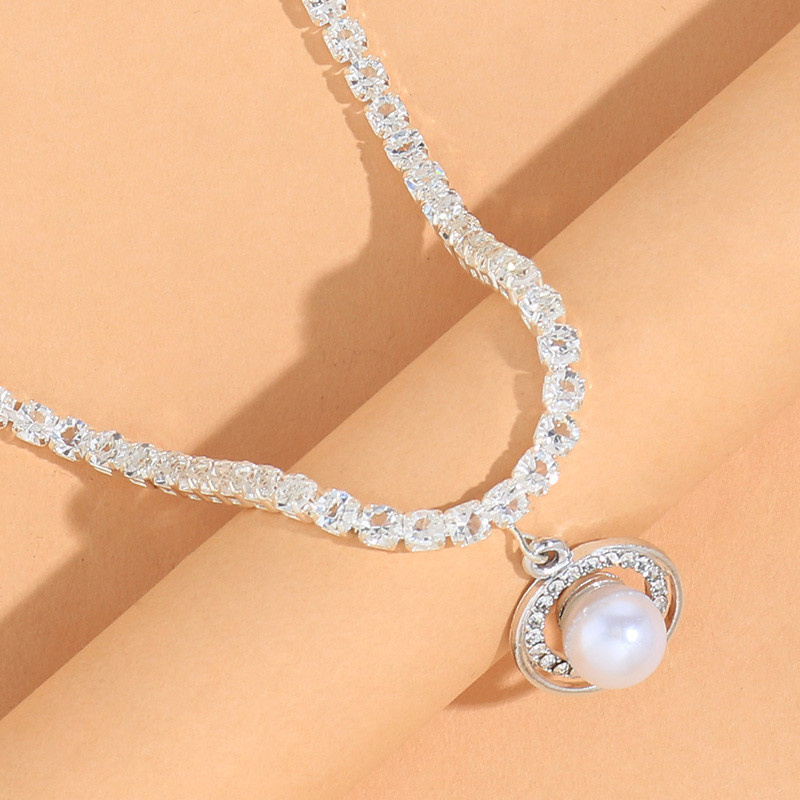 Stonefans Boho Strass Lanț rotund pandantiv gleznă brățară pentru femei vară plajă perle gleznă brățară pe picior lanț bijuterii