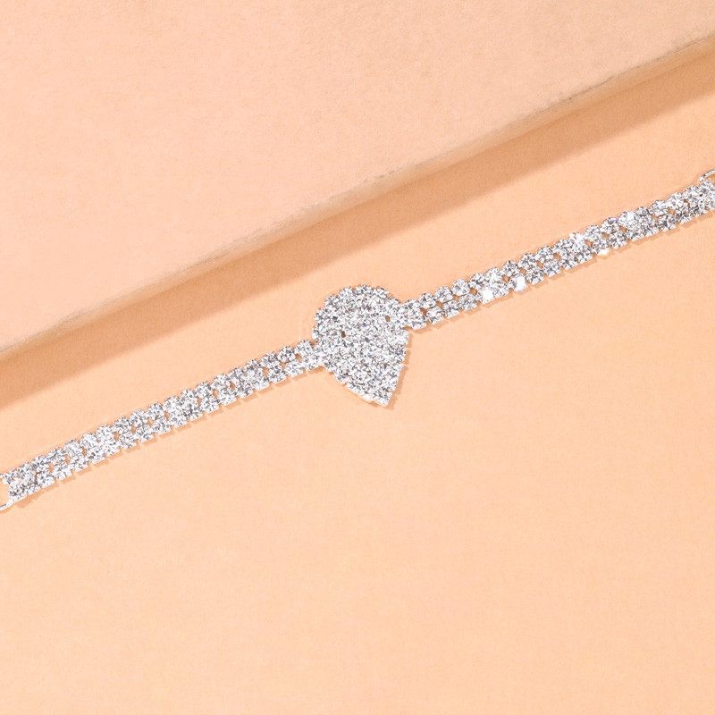 Stonefans Boho Bling Brățară de gleznă cu lanț de strass complet pentru femei, la modă, cu strat dublu, gleznă cu frunze, lanț pentru picioare, bijuterii, cadou