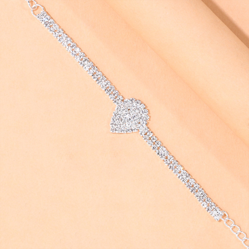 Stonefans Boho Bling Brățară de gleznă cu lanț de strass complet pentru femei, la modă, cu strat dublu, gleznă cu frunze, lanț pentru picioare, bijuterii, cadou