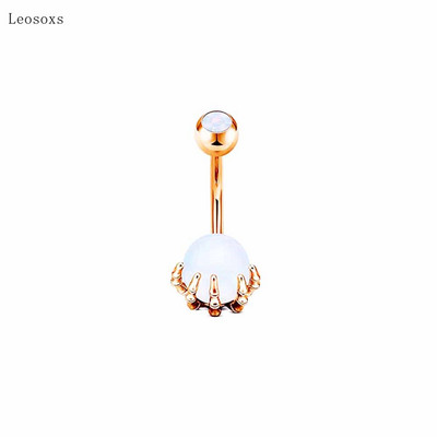 Leosoxs 1db Divatos kreatív koponya kézi fogós golyós köldök köröm Exquisite piercing ékszer