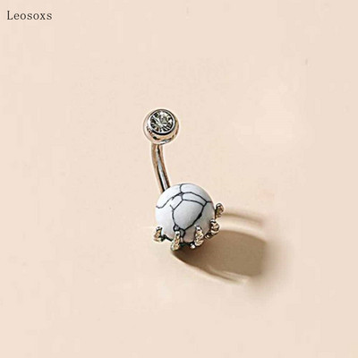 Leosoxs 1db Divatos kreatív koponya kézi fogós golyós köldök köröm Exquisite piercing ékszer