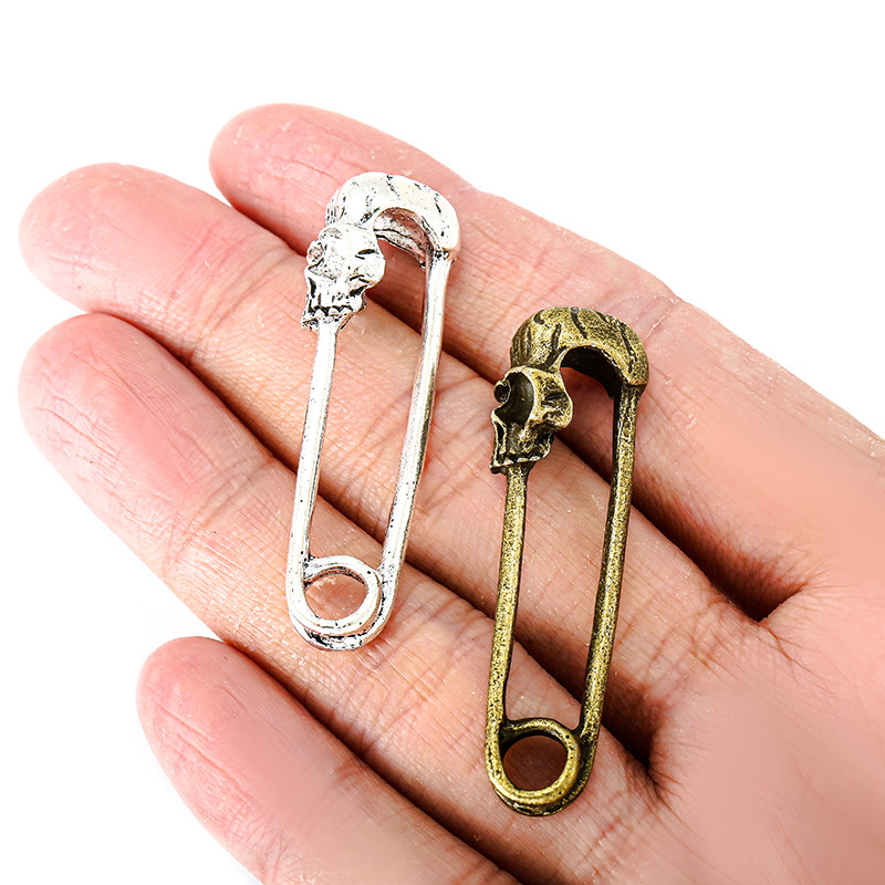 Livrare gratuită 5 buc. 49*14 mm argint antic din aliaj schelet brelocuri pandantiv bijuterii descoperiri J152