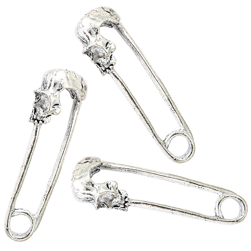 Livrare gratuită 5 buc. 49*14 mm argint antic din aliaj schelet brelocuri pandantiv bijuterii descoperiri J152