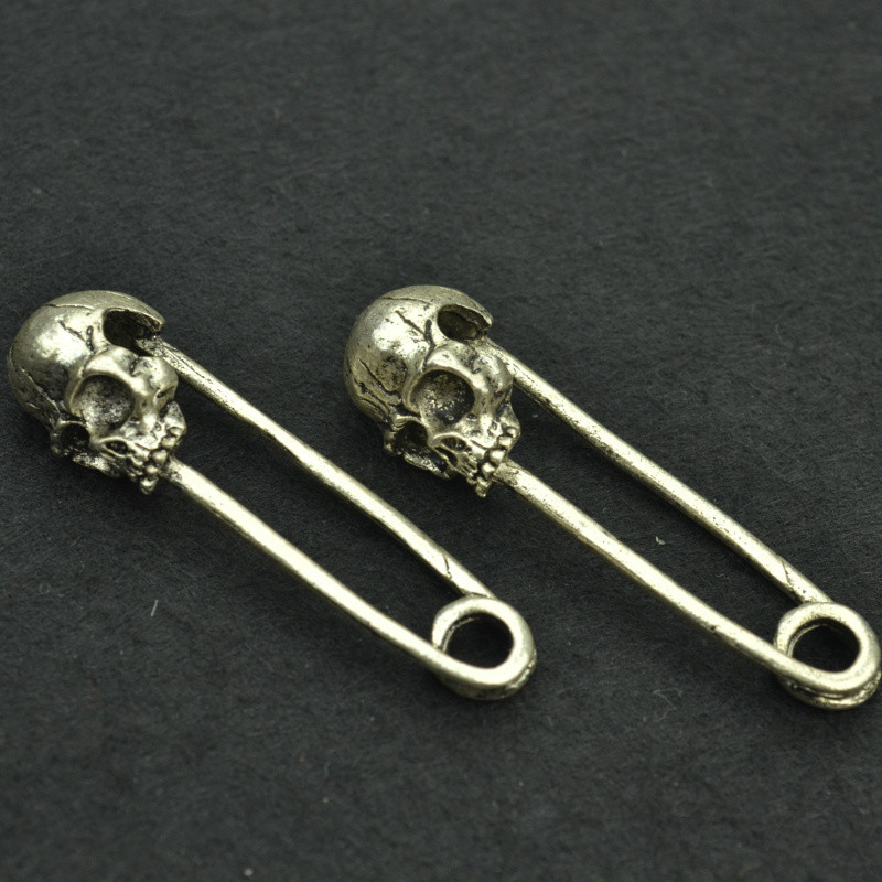 Livrare gratuită 5 buc. 49*14 mm argint antic din aliaj schelet brelocuri pandantiv bijuterii descoperiri J152