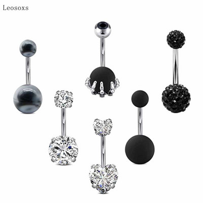 Leosoxs 6 buc. Set combinat de vânzare caldă cu diamante colorate pentru piercing pentru unghii pentru unghii