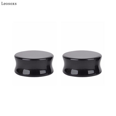 Leosoxs 2db Külkereskedelmi Akciós Akció Obszidián Fül Auricle Természetes Stone Fül Pinna Exquisite Piercing Ékszer 5-25mm