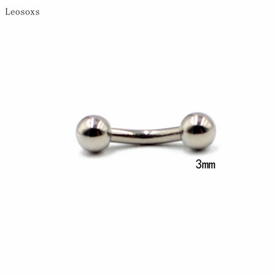 Leosoxs 4 buc. Dinți exteriori creativi, tijă curbată, cercei multifuncționali, bijuterii piercing inel pentru sân