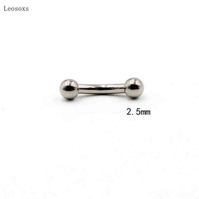 Leosoxs 4 buc. Dinți exteriori creativi, tijă curbată, cercei multifuncționali, bijuterii piercing inel pentru sân