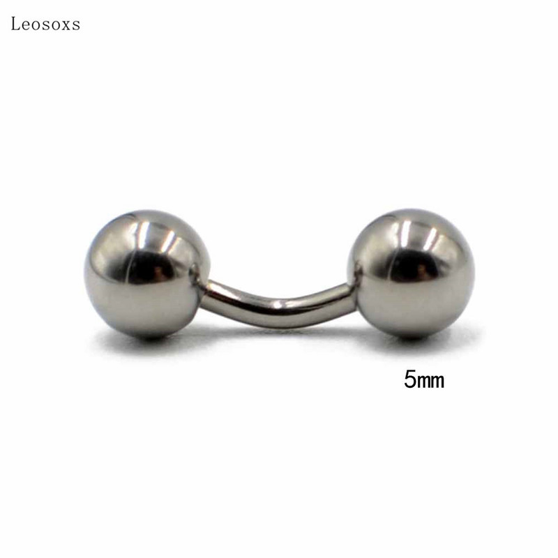 Leosoxs 4 buc. Dinți exteriori creativi, tijă curbată, cercei multifuncționali, bijuterii piercing inel pentru sân