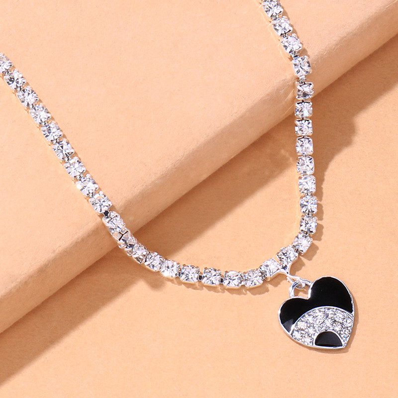 Stonefans Ins Fashion Strass Inimă gleznă Brățară pentru femei ieftine Barefoot Love Pandantiv gleznă Bijuterii cu ridicata Lanț pentru picioare