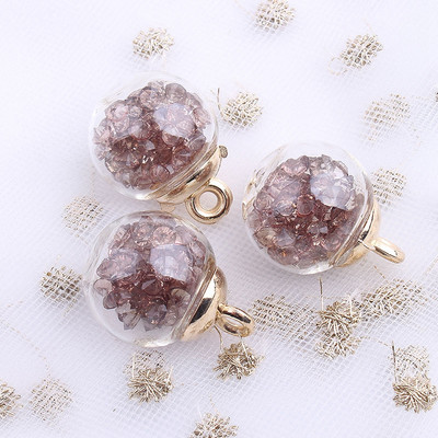 20 ΤΕΜ 16 χιλιοστών Διαφανές γυάλινες μπάλες Γούρια Πολύχρωμο κρυστάλλινο διαμάντι σε μπαλάκι Γούρια Κρεμαστά για κοσμήματα Κατασκευή Diy Crafts Supplies