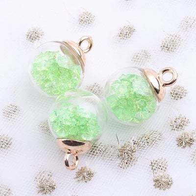 20 ΤΕΜ 16 χιλιοστών Διαφανές γυάλινες μπάλες Γούρια Πολύχρωμο κρυστάλλινο διαμάντι σε μπαλάκι Γούρια Κρεμαστά για κοσμήματα Κατασκευή Diy Crafts Supplies