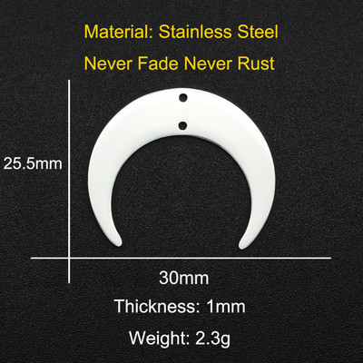 5 buc/lot 316 din oțel inoxidabil geometric moon star waterdrop bricolaj cercei conector farmec preț de fabrică cu ridicata