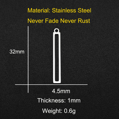 5 buc/lot 316 din oțel inoxidabil geometric moon star waterdrop bricolaj cercei conector farmec preț de fabrică cu ridicata