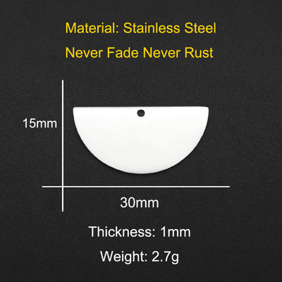 5 buc/lot 316 din oțel inoxidabil geometric moon star waterdrop bricolaj cercei conector farmec preț de fabrică cu ridicata