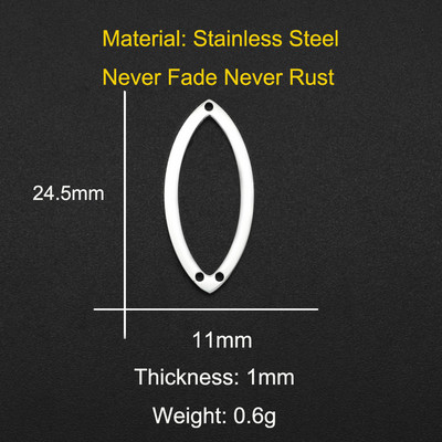 5 buc/lot 316 din oțel inoxidabil geometric moon star waterdrop bricolaj cercei conector farmec preț de fabrică cu ridicata