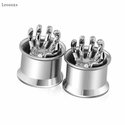 Leosoxs 2 bucăți stil exploziv Longan gheare cap de pasăre și expansiune ureche 6 mm-25 mm piercing bijuterii