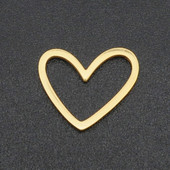 5 buc/lot 316 oțel inoxidabil inimă geometrică bricolaj cercei farmec conector comerț cu ridicata de calitate superioară constatări Accpet comandă OEM