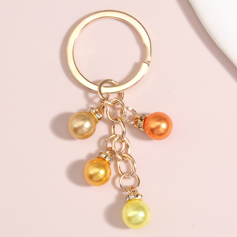 Roztomilý prívesok na kľúče s farebnými korálkami, prívesok na kľúče, dizajn šperkov, prívesky na kľúče pre ženy a mužov, doplnok do kabelky, DIY ručne vyrobené šperky, darčeky