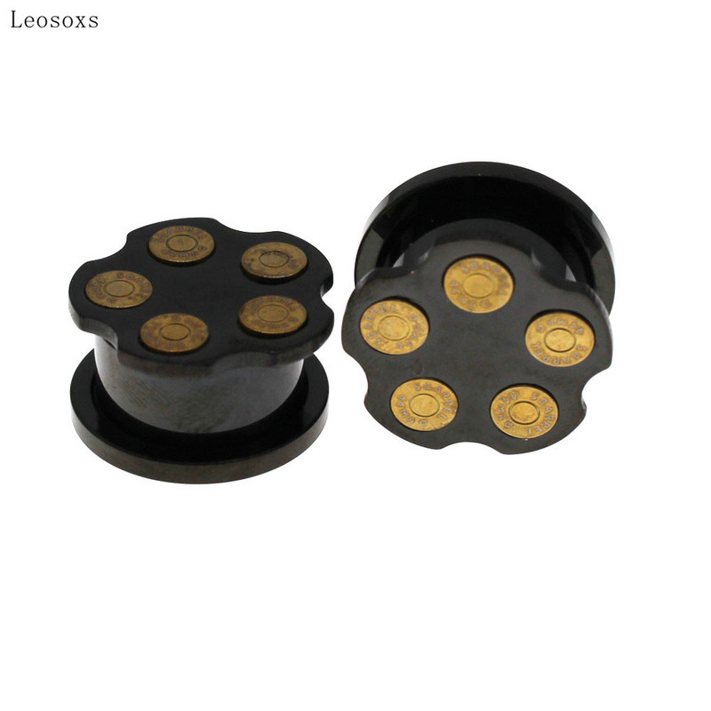 Piercing do ucha Leosoxs, 2 ks, kórejská móda z nehrdzavejúcej ocele, v tvare guľky.