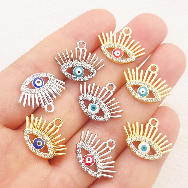 10 buc. Brelocuri excelente cu strasuri pentru coliere, brățări, cercei, artizanat, bricolaj, bijuterii, accesorii