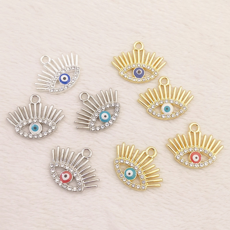 10 buc. Brelocuri excelente cu strasuri pentru coliere, brățări, cercei, artizanat, bricolaj, bijuterii, accesorii