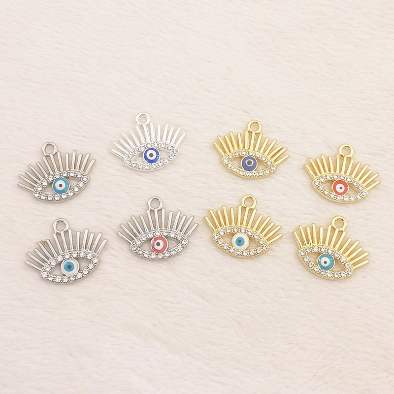 10 buc. Brelocuri excelente cu strasuri pentru coliere, brățări, cercei, artizanat, bricolaj, bijuterii, accesorii