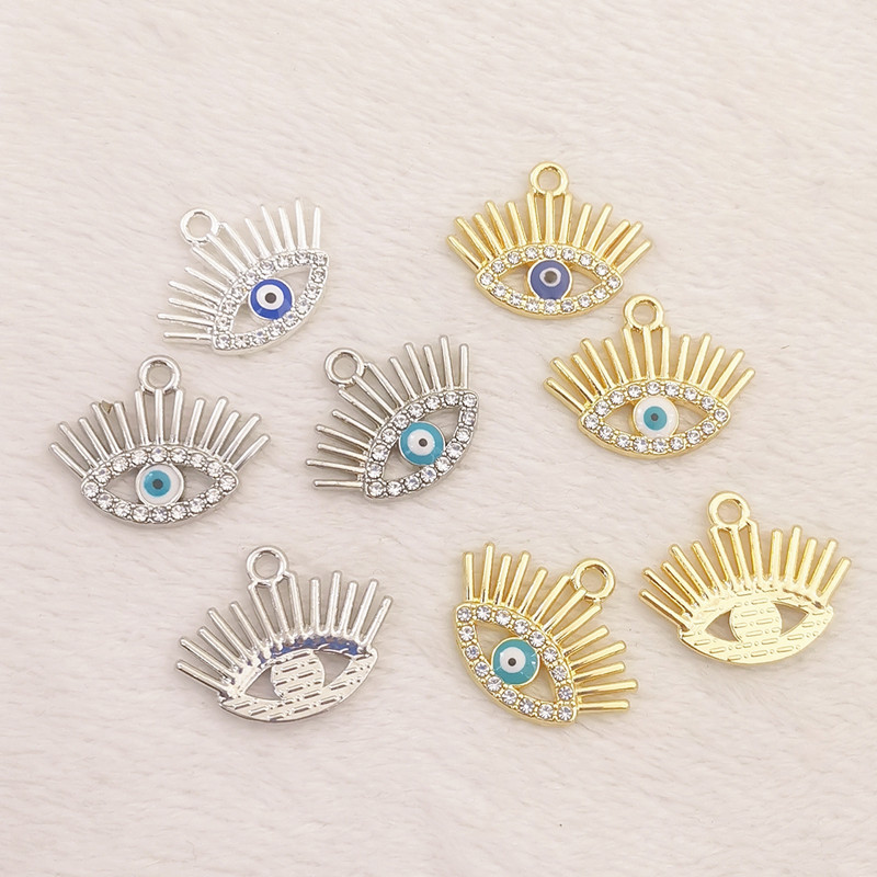 10 buc. Brelocuri excelente cu strasuri pentru coliere, brățări, cercei, artizanat, bricolaj, bijuterii, accesorii