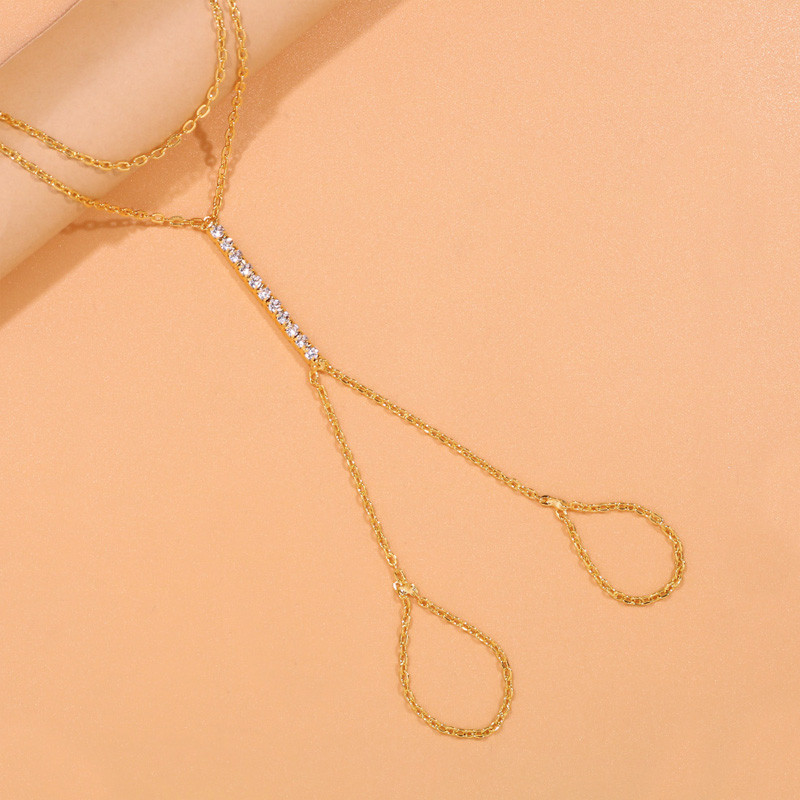 Stonefans 2 buc Bijuterii Boho Lanț pentru gleznă Brățară Lanț pentru picior pentru femei Desculț Sandale Inel pentru degete Lanț gleznă Bijuterii pentru picioare