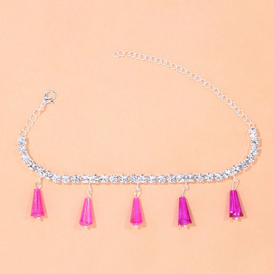 Stonefans Fashion Crystal Pandantiv gleznă brățară pe picior pentru femei Boho strass tenis glezne bijuterii lanț pentru picioare