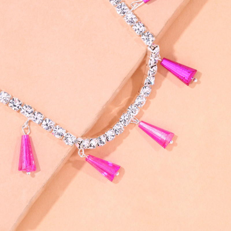 Stonefans Fashion Crystal Pandantiv gleznă brățară pe picior pentru femei Boho strass tenis glezne bijuterii lanț pentru picioare