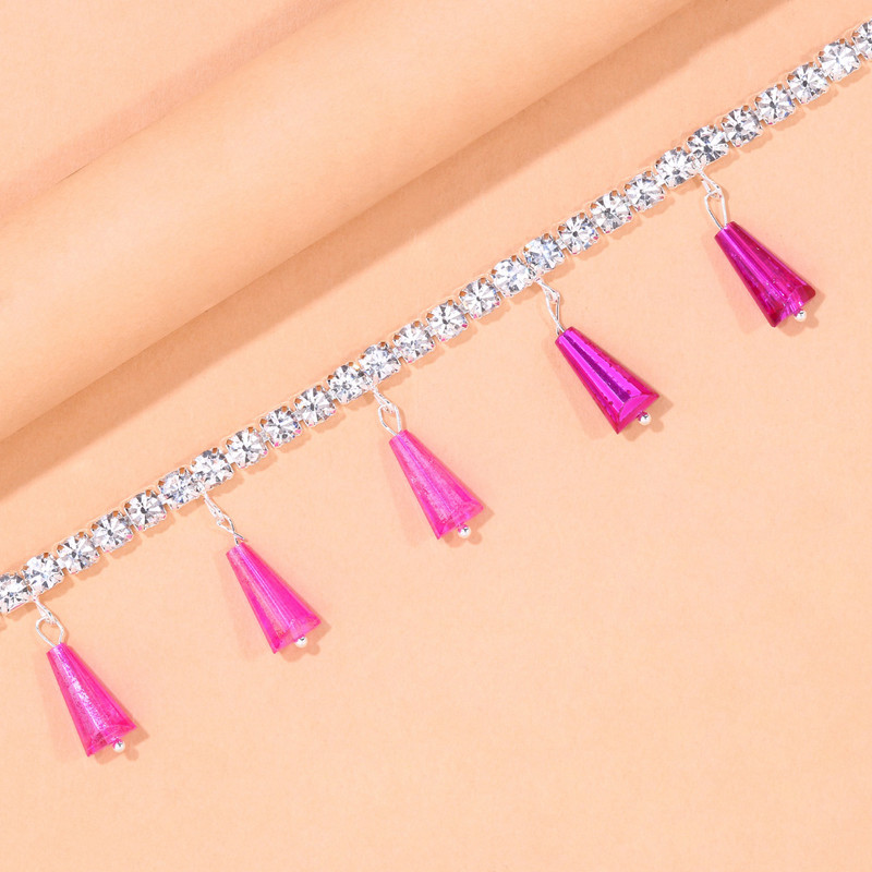 Stonefans Fashion Crystal Pandantiv gleznă brățară pe picior pentru femei Boho strass tenis glezne bijuterii lanț pentru picioare