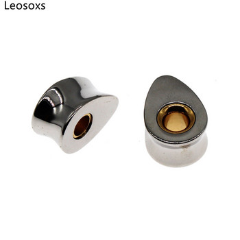 Leosoxs 1 Pair inox Steel Ear Gauges Tunnels Water Drop Plugs Earrings Ear Piercing Strecher Expander 8-25mm